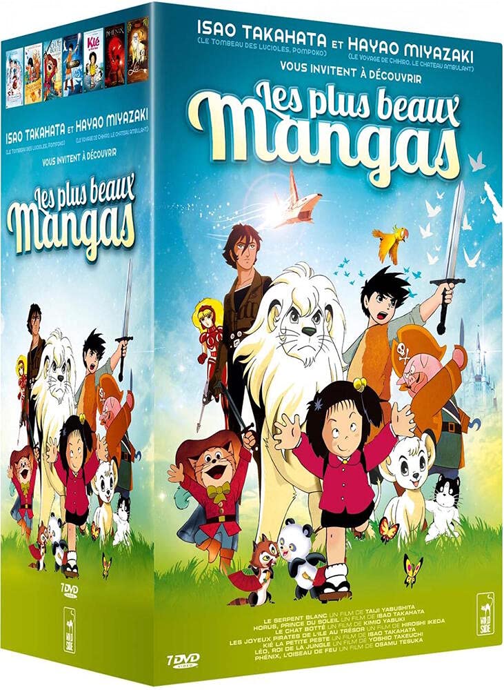 Coffret les plus beaux mangas 7 films