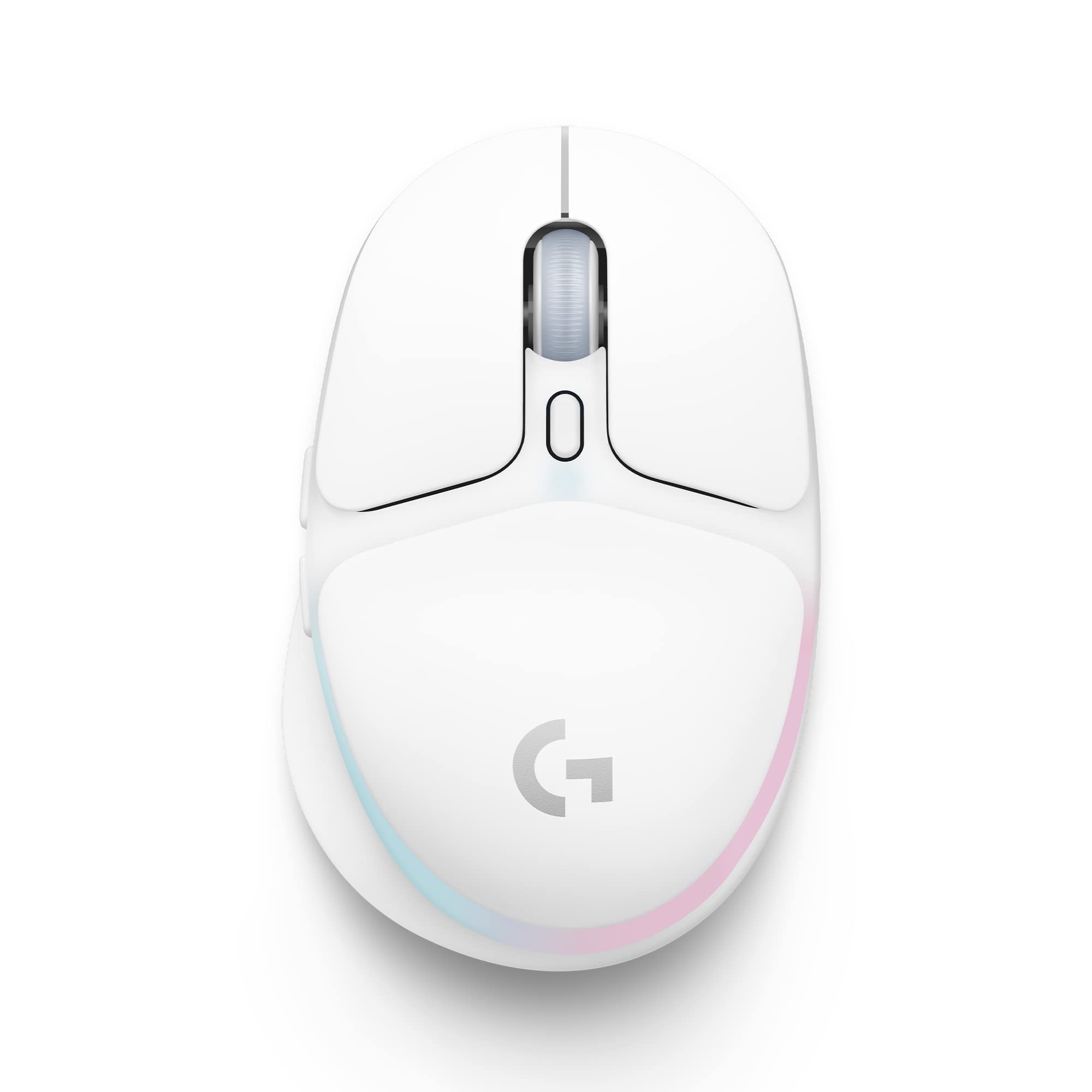 Logitech G G705 Wireless Gaming Mouse, Customisable LIGHTSYNC RGB Lighting, LIGHTSPEED Wireless, Bluetooth Connectivity, Lightweight, PC/Mac/Laptop - White Mist