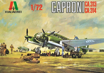 Italeri-106 Caproni CA.313 CA.314, Italaerei Vintage Edition 60 años, Escala 1:72, Kit, plástico para Montar, Modelo, Multicolor (IT0106