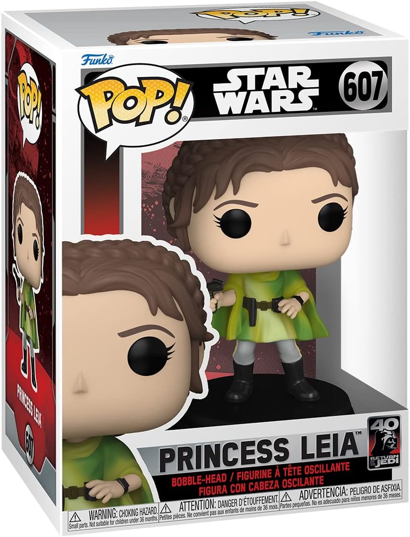 Funko POP! Star Wars: Return of the Jedi 40th - Leia - (BH) - Collectable Vinyl Figure - Official Merchandise - Toys for Kids & Adults - Movies Fans - Model Figure for Collectors and Display