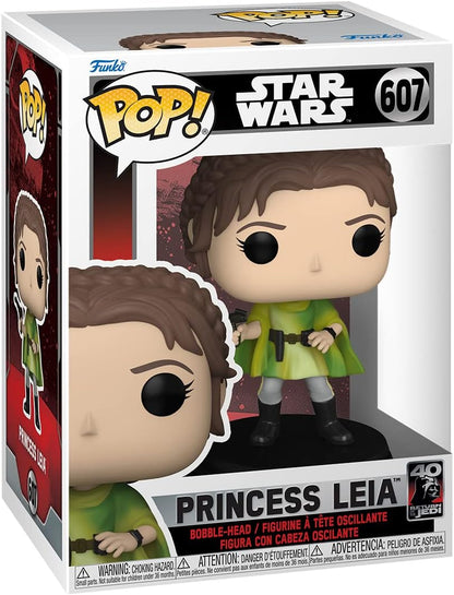 Funko POP! Star Wars: Return of the Jedi 40th - Leia - (BH) - Collectable Vinyl Figure - Official Merchandise - Toys for Kids & Adults - Movies Fans - Model Figure for Collectors and Display