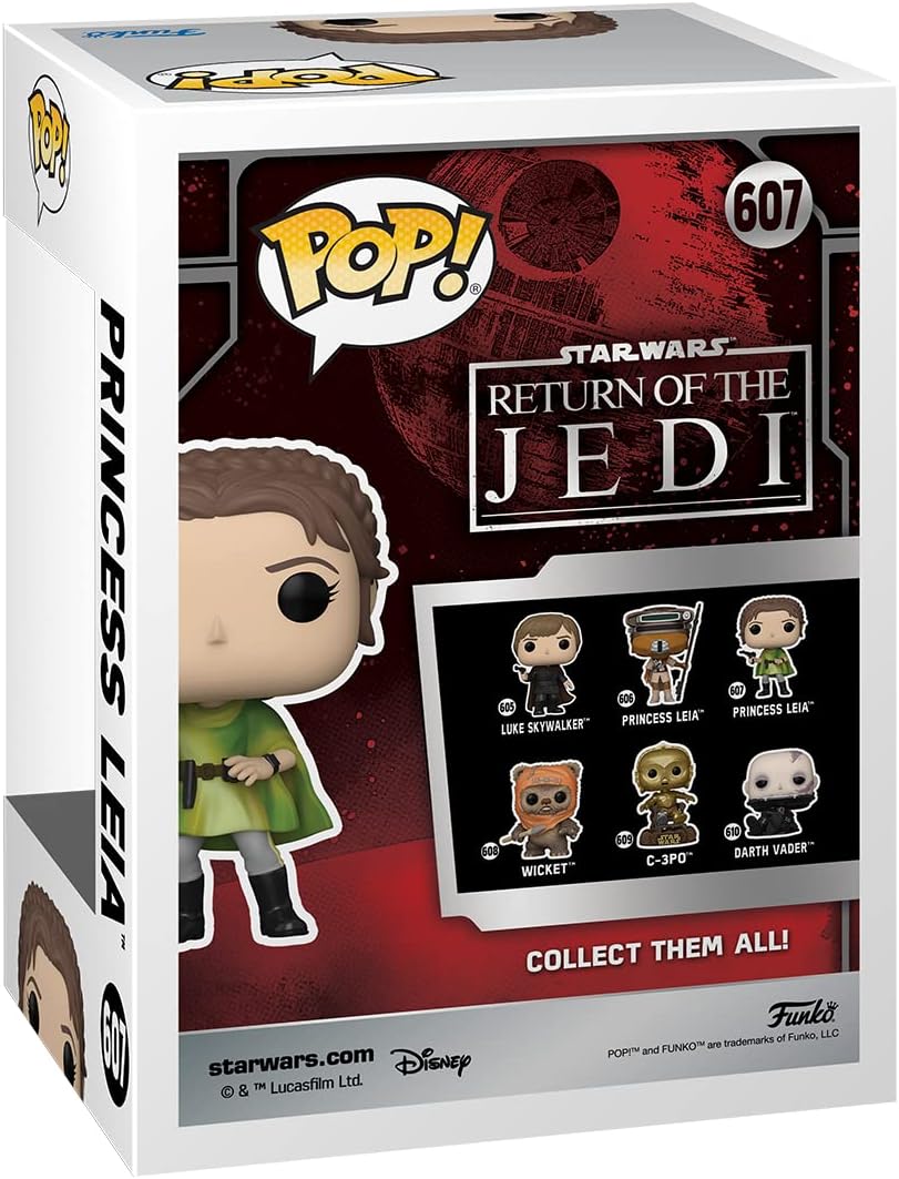 Funko POP! Star Wars: Return of the Jedi 40th - Leia - (BH) - Collectable Vinyl Figure - Official Merchandise - Toys for Kids & Adults - Movies Fans - Model Figure for Collectors and Display