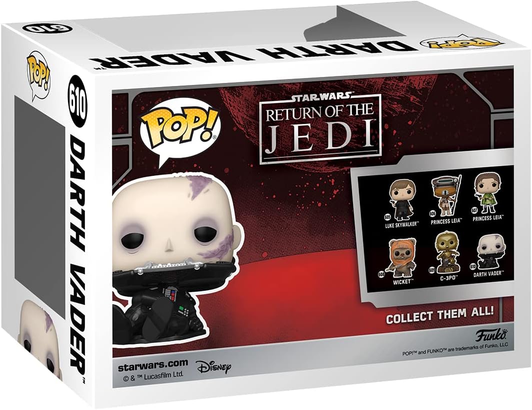 Funko POP! Star Wars: RotJ 40th - Vadar - Vader - (unmasked) - Collectable Vinyl Figure - Gift Idea - Official Merchandise - Toys for Kids & Adults - Movies Fans - Model Figure for Collectors
