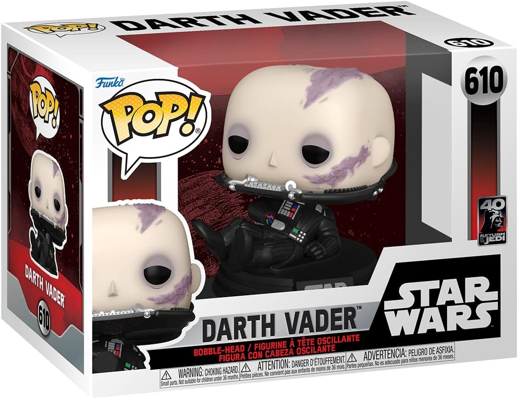 Funko POP! Star Wars: RotJ 40th - Vadar - Vader - (unmasked) - Collectable Vinyl Figure - Gift Idea - Official Merchandise - Toys for Kids & Adults - Movies Fans - Model Figure for Collectors