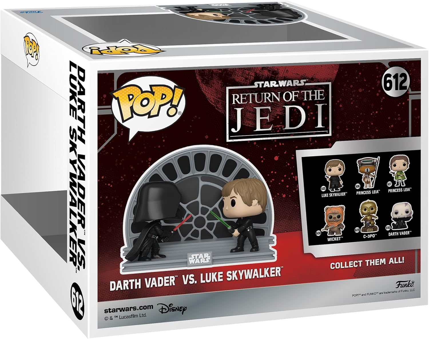Funko POP! Moment: RotJ 40th - Luke Vs Vader - Star Wars - Collectable Vinyl Figure - Gift Idea - Official Merchandise - Toys for Kids & Adults - Movies Fans - Model Figure for Collectors and Display