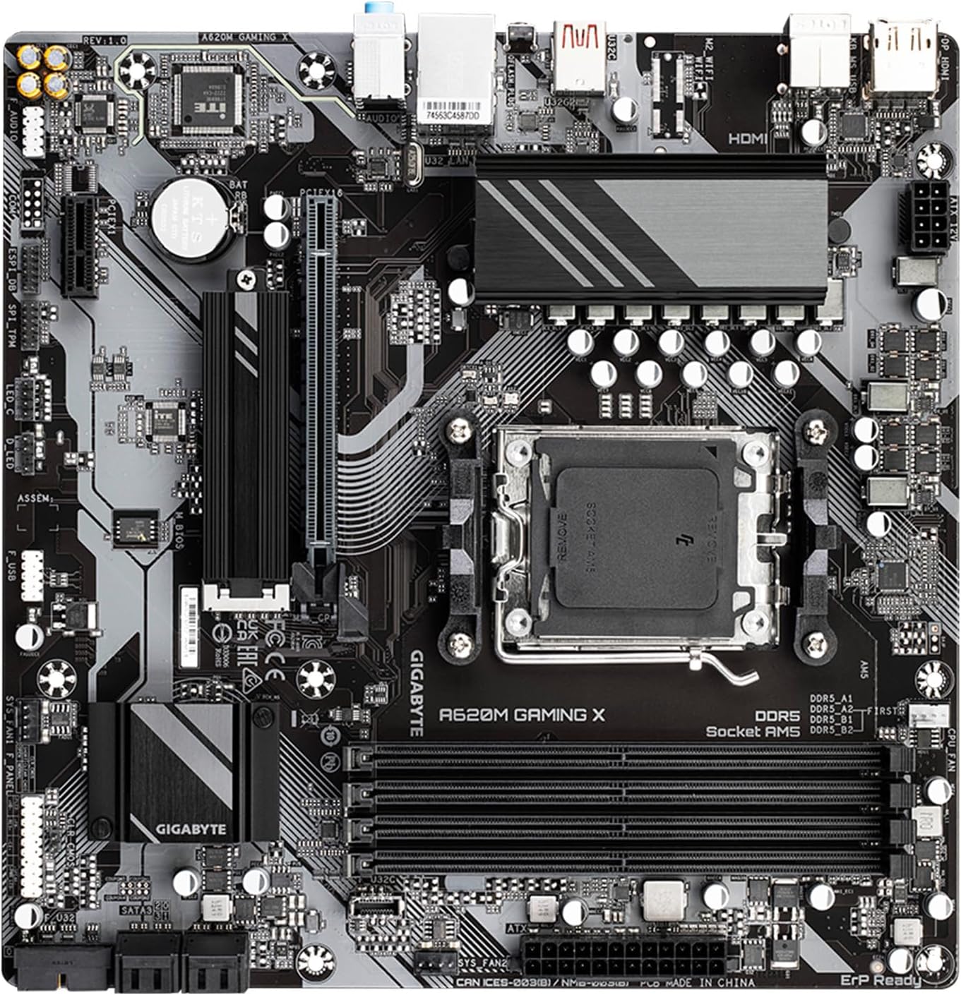 Gigabyte A620M GAMING X (Socket AM5/A620/DDR5/S-ATA 6Gb/s/Micro ATX