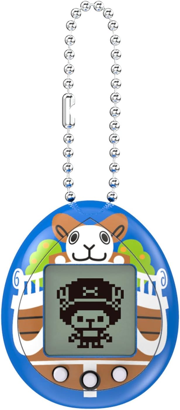 TAMAGOTCHI Bandai Nano Choppertchi Going Merry Version | 4cm Mini Featuring Chopper From The One Piece Manga And Anime | This Anime Keychain Virtual Pet Is A Great Piece Of One Piece Merch