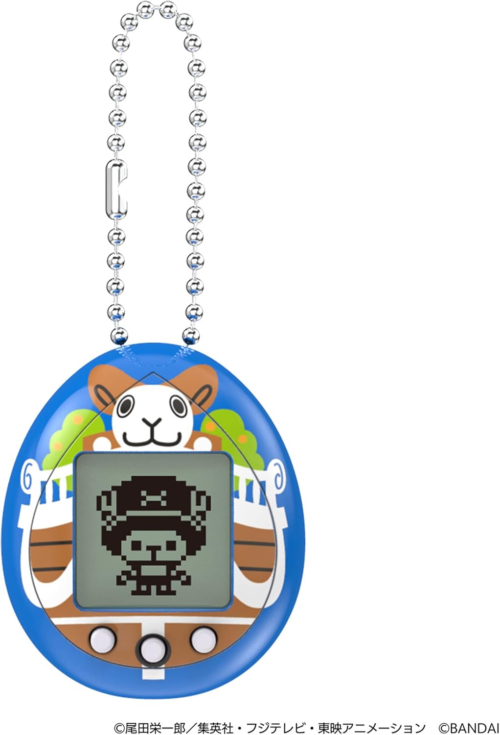TAMAGOTCHI Bandai Nano Choppertchi Going Merry Version | 4cm Mini Featuring Chopper From The One Piece Manga And Anime | This Anime Keychain Virtual Pet Is A Great Piece Of One Piece Merch