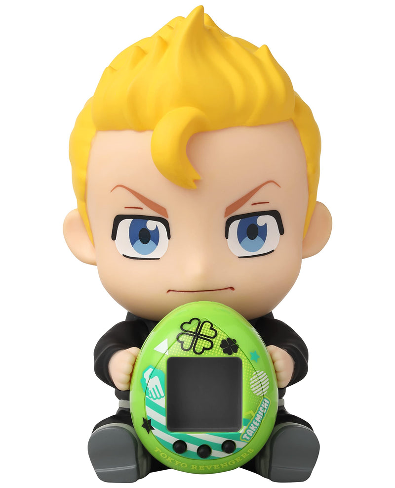 TAMAGOTCHI Bandai Tokyo Revengers Takemichi Version With Hugmy Figure | 4cm Virtual Pet Based On Tokyo Revengers Manga And Anime With Collectable Takemichi Hugmy Anime Merch | Kids Toys Takemichi With