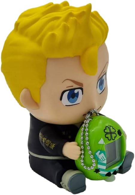 TAMAGOTCHI Bandai Tokyo Revengers Takemichi Version With Hugmy Figure | 4cm Virtual Pet Based On Tokyo Revengers Manga And Anime With Collectable Takemichi Hugmy Anime Merch | Kids Toys Takemichi With