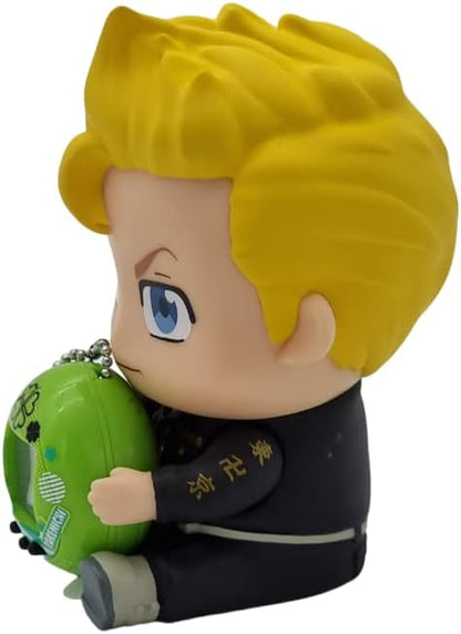 TAMAGOTCHI Bandai Tokyo Revengers Takemichi Version With Hugmy Figure | 4cm Virtual Pet Based On Tokyo Revengers Manga And Anime With Collectable Takemichi Hugmy Anime Merch | Kids Toys Takemichi With