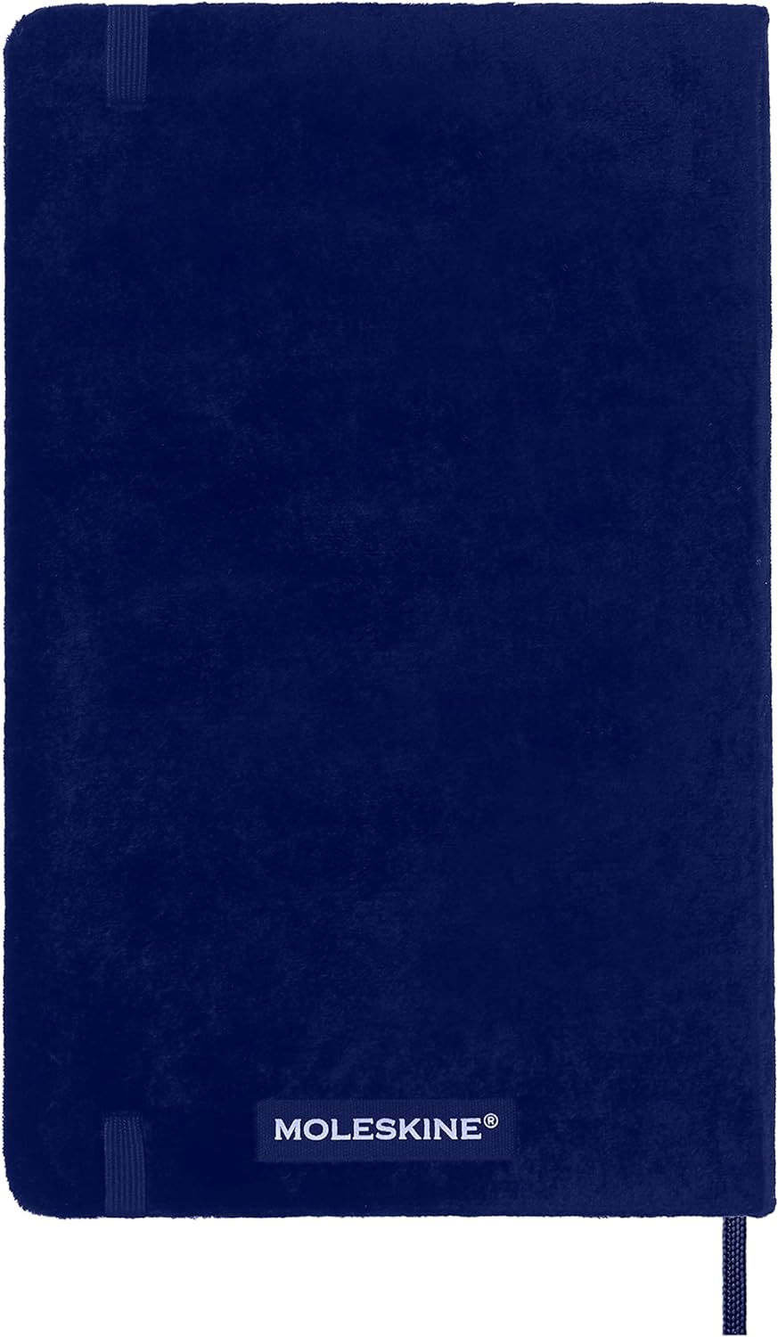 Moleskine Lined Notebook, Limited Edition Velvet Collection, Velvet Hard Cover and Elastic Closure, Purple Colour, Large Format, 144 Pages