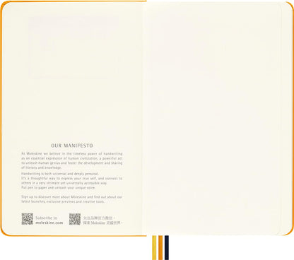 Moleskine x K-Way Notebook, Custom Edition Ruled Layout and Hard Cover Journal, Size Large 13x21 cm, Colour