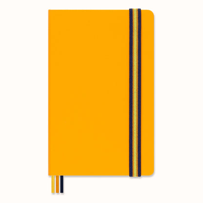 Moleskine x K-Way Notebook, Custom Edition Ruled Layout and Hard Cover Journal, Size Large 13x21 cm, Colour