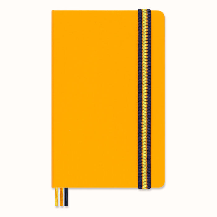 Moleskine x K-Way Notebook, Custom Edition Ruled Layout and Hard Cover Journal, Size Large 13x21 cm, Colour