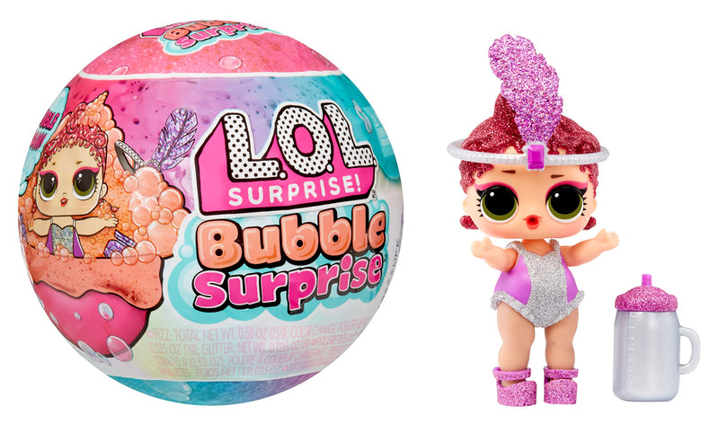 LOL Surprise Bubble Surprise Dolls- Collectible Doll, Surprises, Accessories, Bubble Surprise Unboxing, Glitter Foam Reaction in Warm Water- Great gift for Girls age 4+ (Pack of 2) Small (Pack of 2)