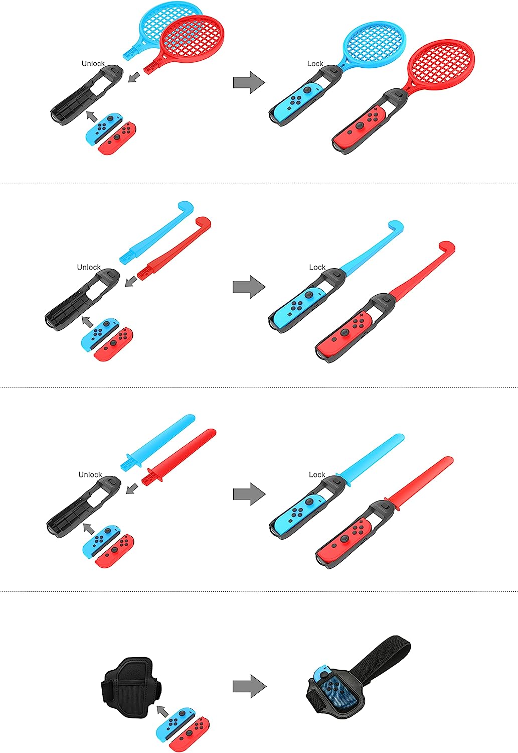 Oniverse - 12 In 1 Kit - Switch Sports Accessories