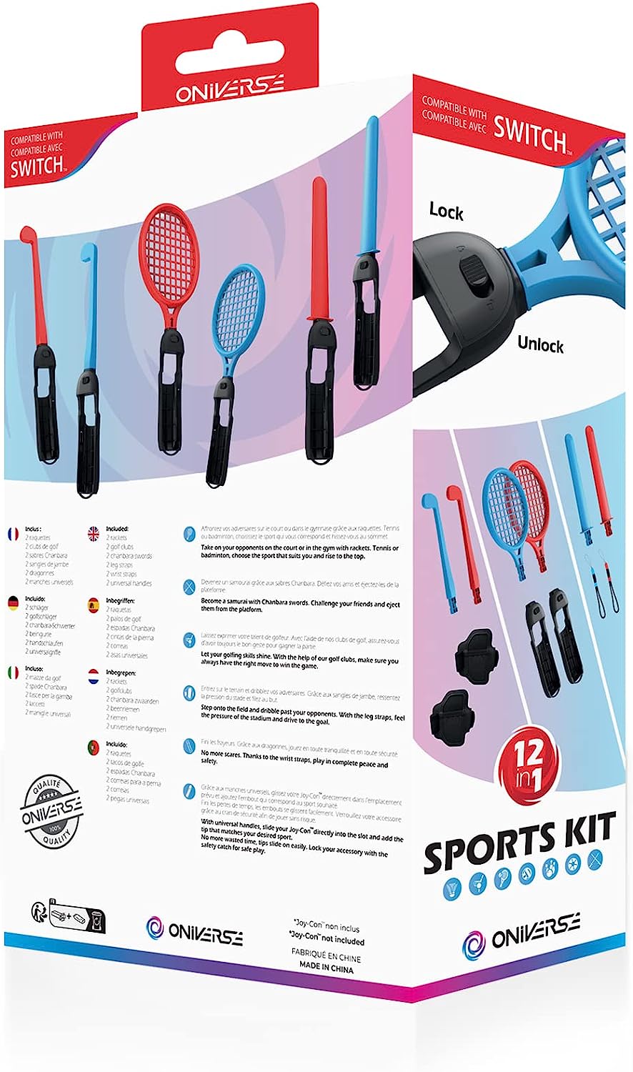Oniverse - 12 In 1 Kit - Switch Sports Accessories