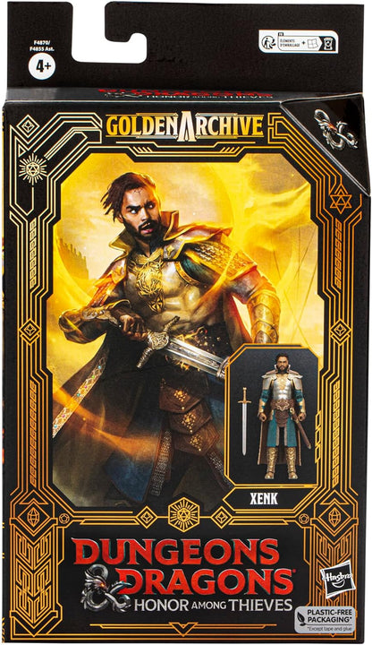 Hasbro Dungeons & Dragons Honor Among Thieves Golden Archive Xenk Collectible Figure 6-Inch Scale D&D Action Figures