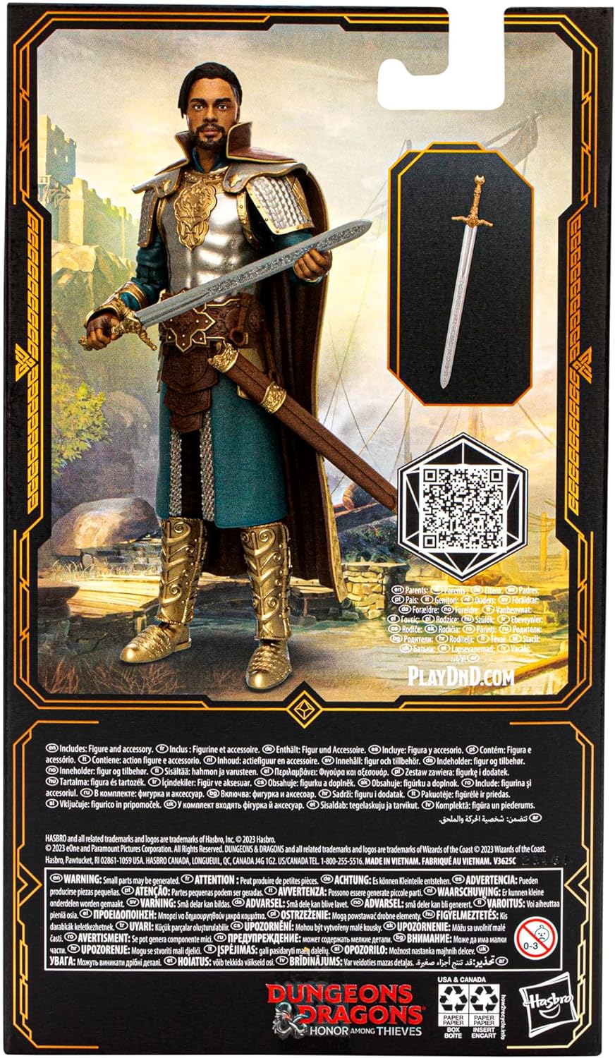 Hasbro Dungeons & Dragons Honor Among Thieves Golden Archive Xenk Collectible Figure 6-Inch Scale D&D Action Figures