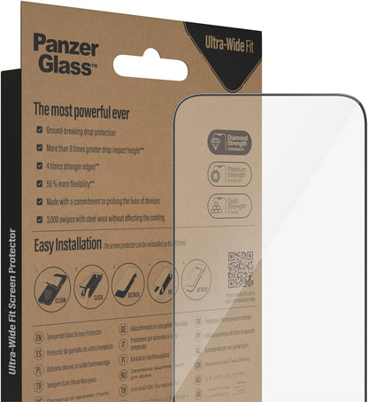 PanzerGlass Ultra-Wide Fit Apple iPhone Doorzichtige schermbeschermer 1 stuk(s