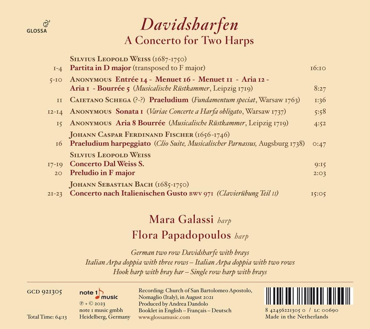 Mara Galassi/Flora Papadopoulos: Davidsharfen