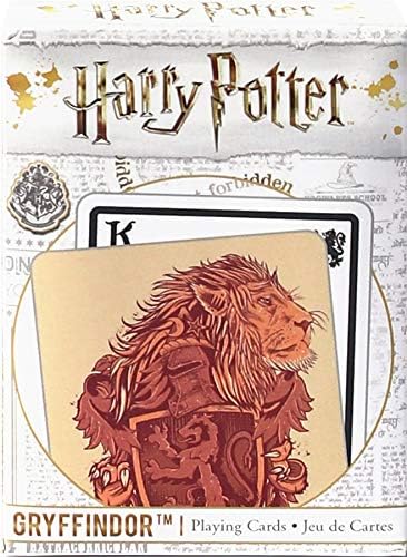 AQUARIUS Harry Potter Playing Cards - Gryffindor Themed Deck of Cards for Your Favorite Card Games - Officially Licensed Harry Potter Merchandise & Collectibles