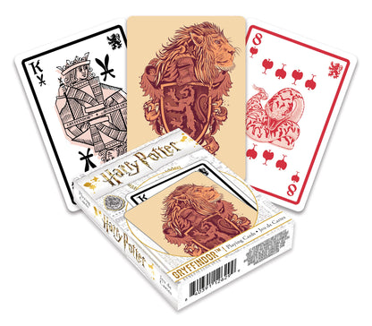 AQUARIUS Harry Potter Playing Cards - Gryffindor Themed Deck of Cards for Your Favorite Card Games - Officially Licensed Harry Potter Merchandise & Collectibles