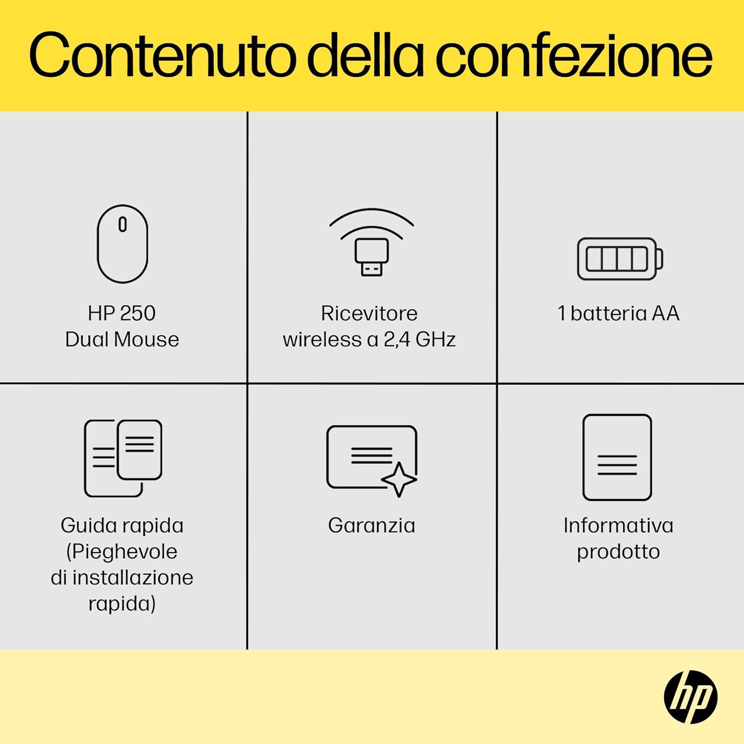 HP Souris double 250