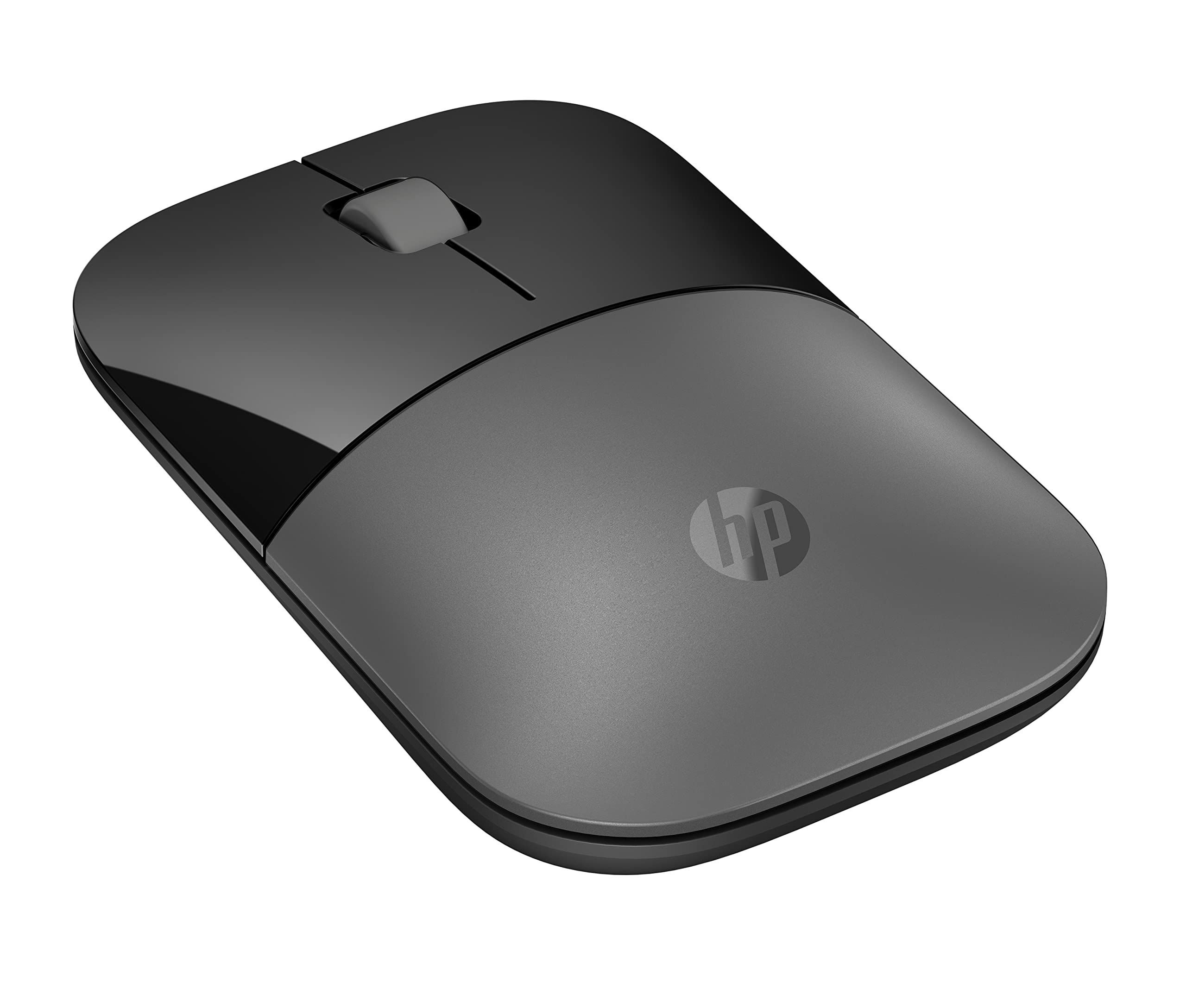 HP Z3700 Dual Silver Wireless Mouse - Compatible with Chrome, PC or Mac - Bluetooth 5.0 - Wireless - 1600 DPI Optical Multi-Surface Sensor - AES technology - Up to 16 Months Battery