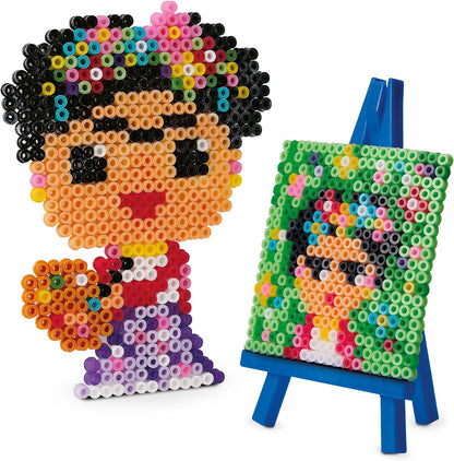 SES Creative 06017 Beedz Art - Mini Artist Frida - Inspired by Frida Kahlo; Hobby Activity for kidults; Motor Skills Development; Age 12+