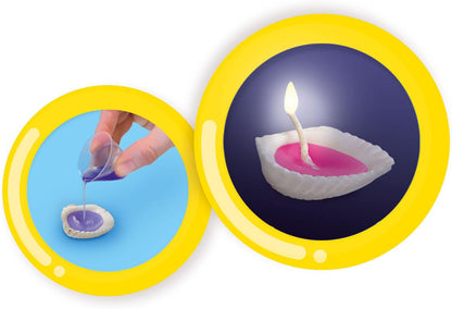 SES Creative 14033 Shell Candles - Inspired by Nature, Candle Wax That Melts and is to be Poured into The Shells, Age 6+