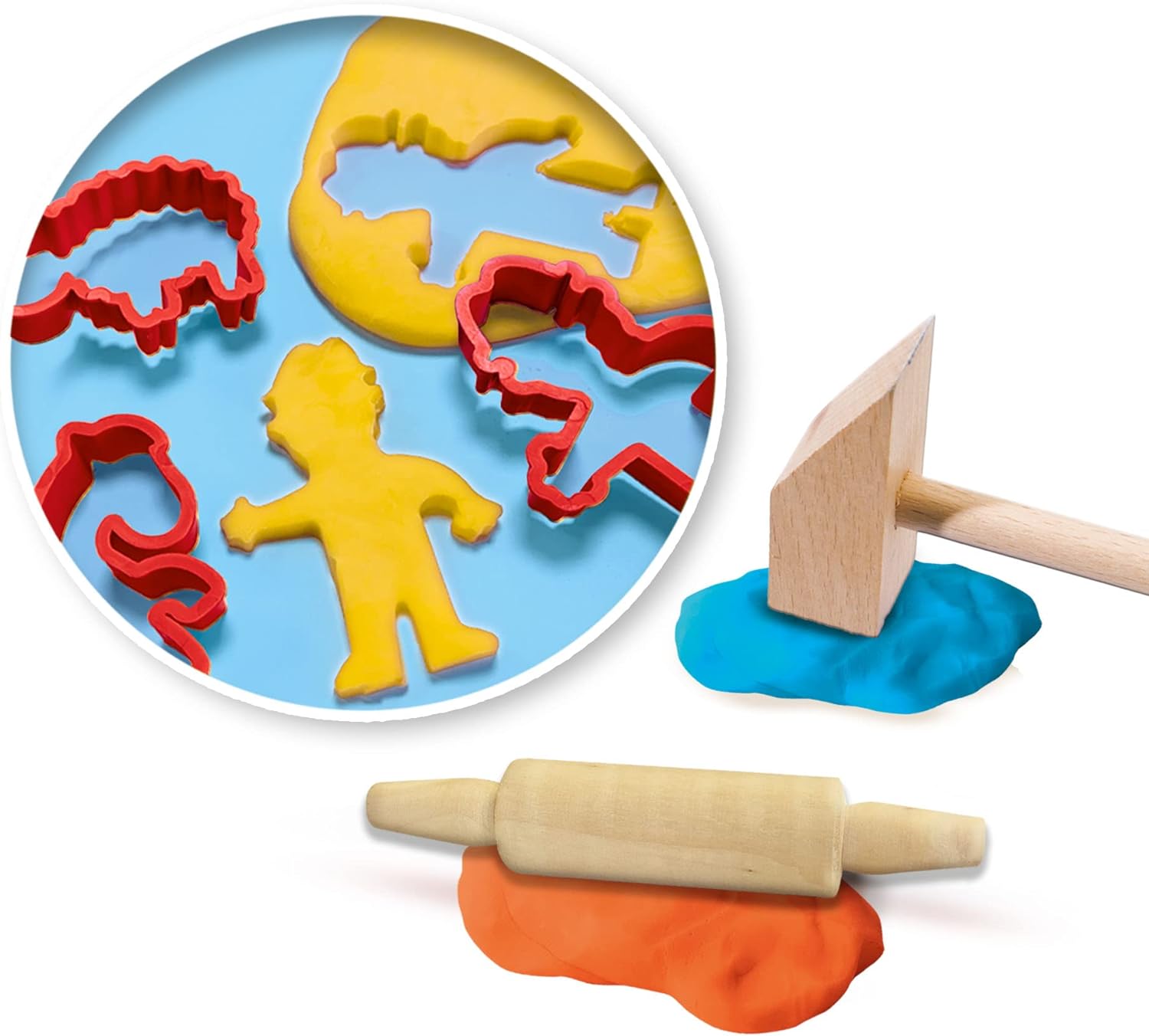 SES Creative- My First - Megaset de plastilina con Herramientas (14438