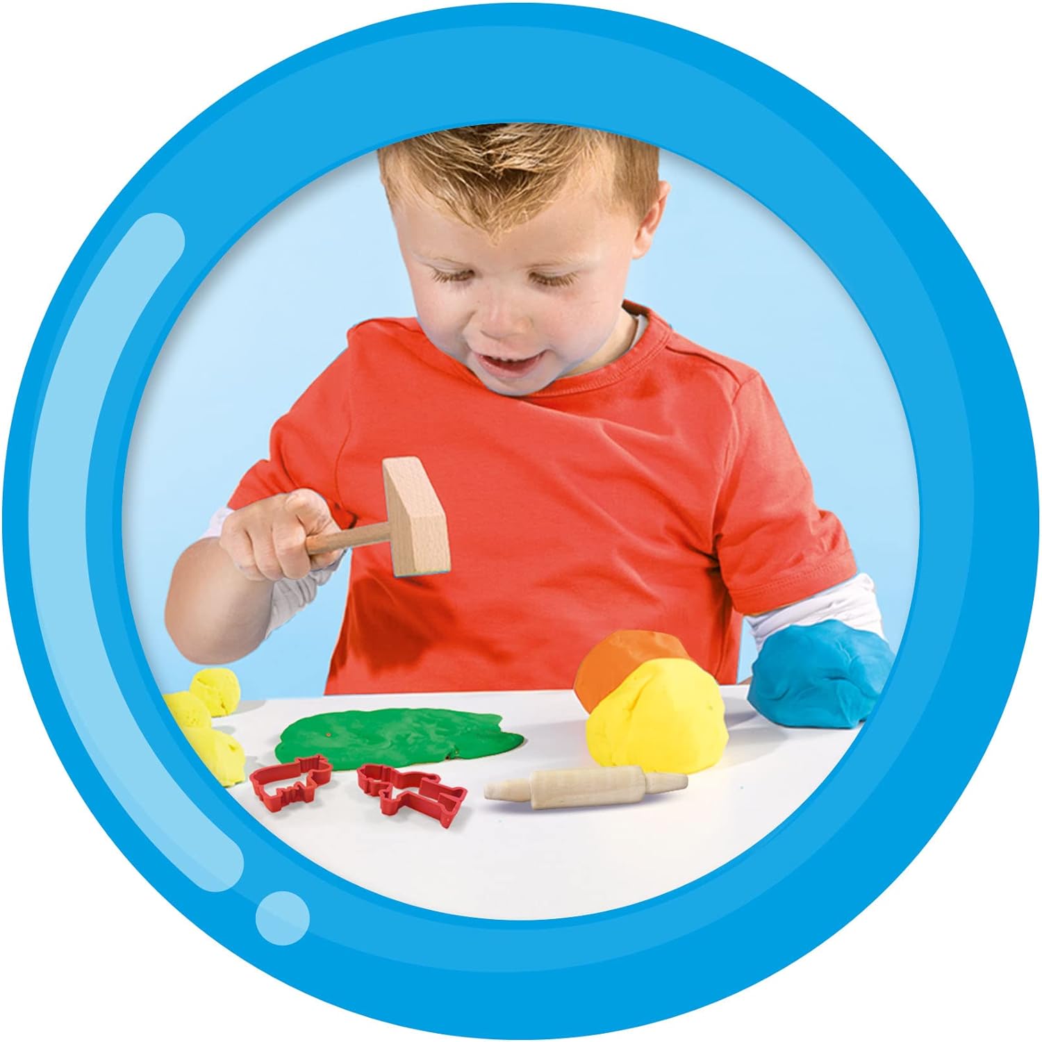 SES Creative- My First - Megaset de plastilina con Herramientas (14438