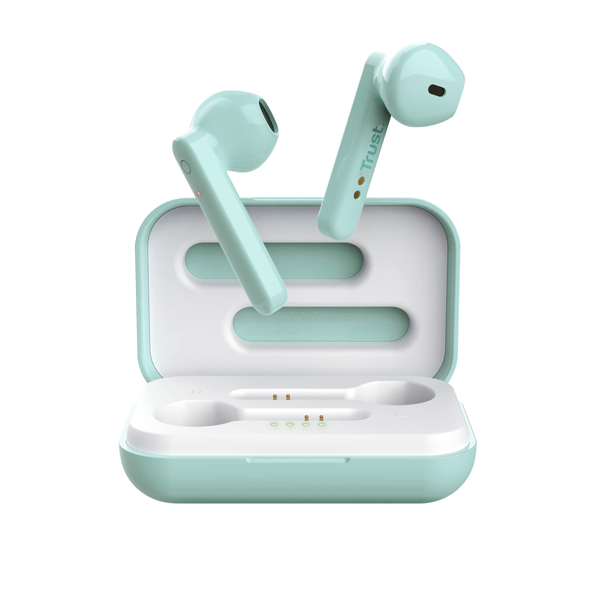 Trust Mobile Primo Touch Bluetooth Wireless Earphones, In Ear Headphones, On-trend Design, Up to 10 Hours Playtime, Built-in Microphone, TWS , Earbuds for Android, Chrome OS, iOS, Windows