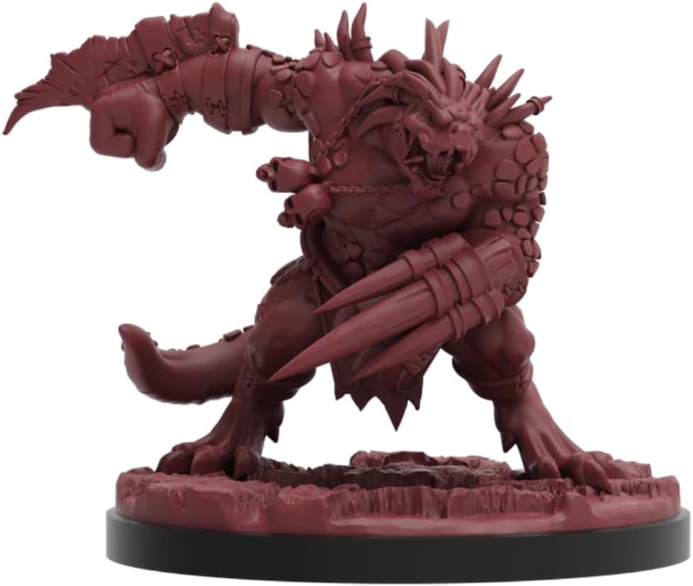 Epic Encounters: Steppe of the Lizard Thane RPG Fantasy Roleplaying Tabletop Game with 20 Detailed Miniatures, Double-Sided Game Mat, & Game Master Adventure Book with Monster Stats, 5E Compatible