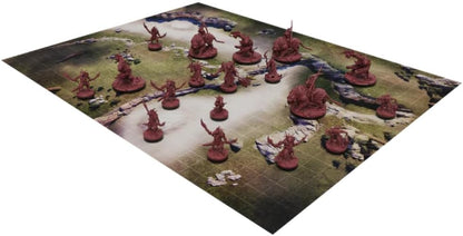 Epic Encounters: Steppe of the Lizard Thane RPG Fantasy Roleplaying Tabletop Game with 20 Detailed Miniatures, Double-Sided Game Mat, & Game Master Adventure Book with Monster Stats, 5E Compatible