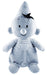 Bumba : Bumba zachte blauwe Corduroy knuffel - 35 cm