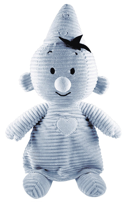 Bumba : Bumba zachte blauwe Corduroy knuffel - 35 cm