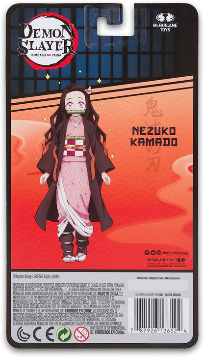 McFarlane Toys, Demon Slayer 5-inch Nezuko Kamado Action Figure, Netflix Demon Slayer Anime Series Toy - Ages 6+