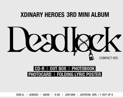 Deadlock - Compact Version - incl. Photocard + Folded Lyric Poster