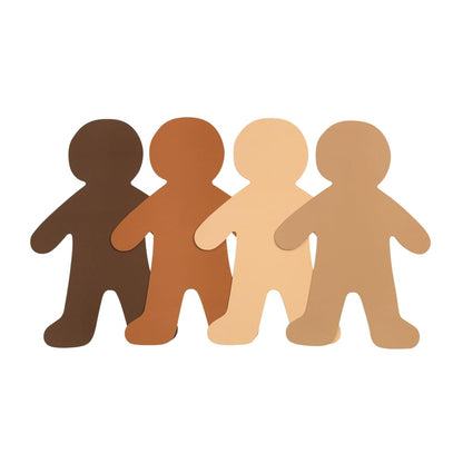 Multicultural Big People Shapes Set of 24, Multicultural Glossy Card, Skin Color Paper, Kids Around The World, Cardboard People, People Shapes, Multicultural, Diversity