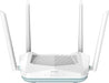 D-Link R15 EAGLE PRO AI AX1500 Smart Router with AI Wi-Fi/Traffic Optimiser, AI Parental Control, Gigabit Ports, MU-MIMO, 1024 QAM, OFDMA, WPA3, D-Link Wi-Fi Mesh. Works with Alexa/Gooogle Assistant.