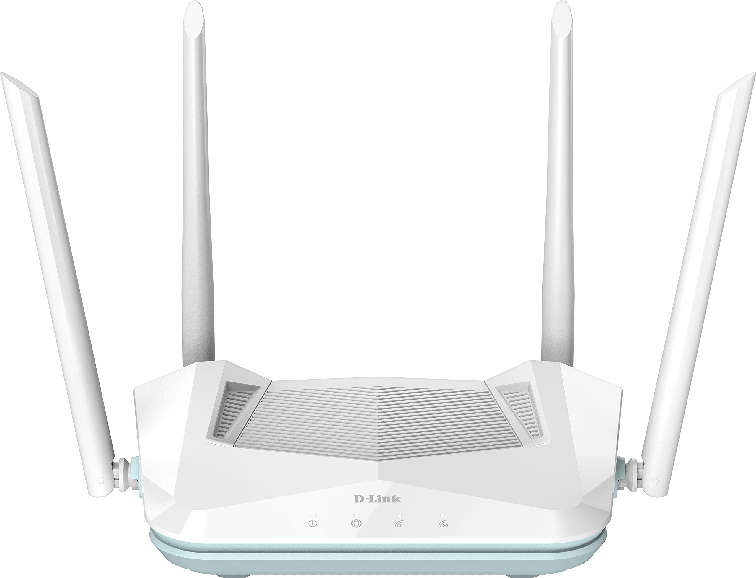 D-Link R15 EAGLE PRO AI AX1500 Smart Router with AI Wi-Fi/Traffic Optimiser, AI Parental Control, Gigabit Ports, MU-MIMO, 1024 QAM, OFDMA, WPA3, D-Link Wi-Fi Mesh. Works with Alexa/Gooogle Assistant.