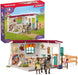 Schleich 42591 Horse Club – Sellerie du Centre équestre, Coffret avec 85 éléments Inclus Dont 1 Cheval et 1 Personnage, Coffret Figurines pour Enfants dès 5 Ans