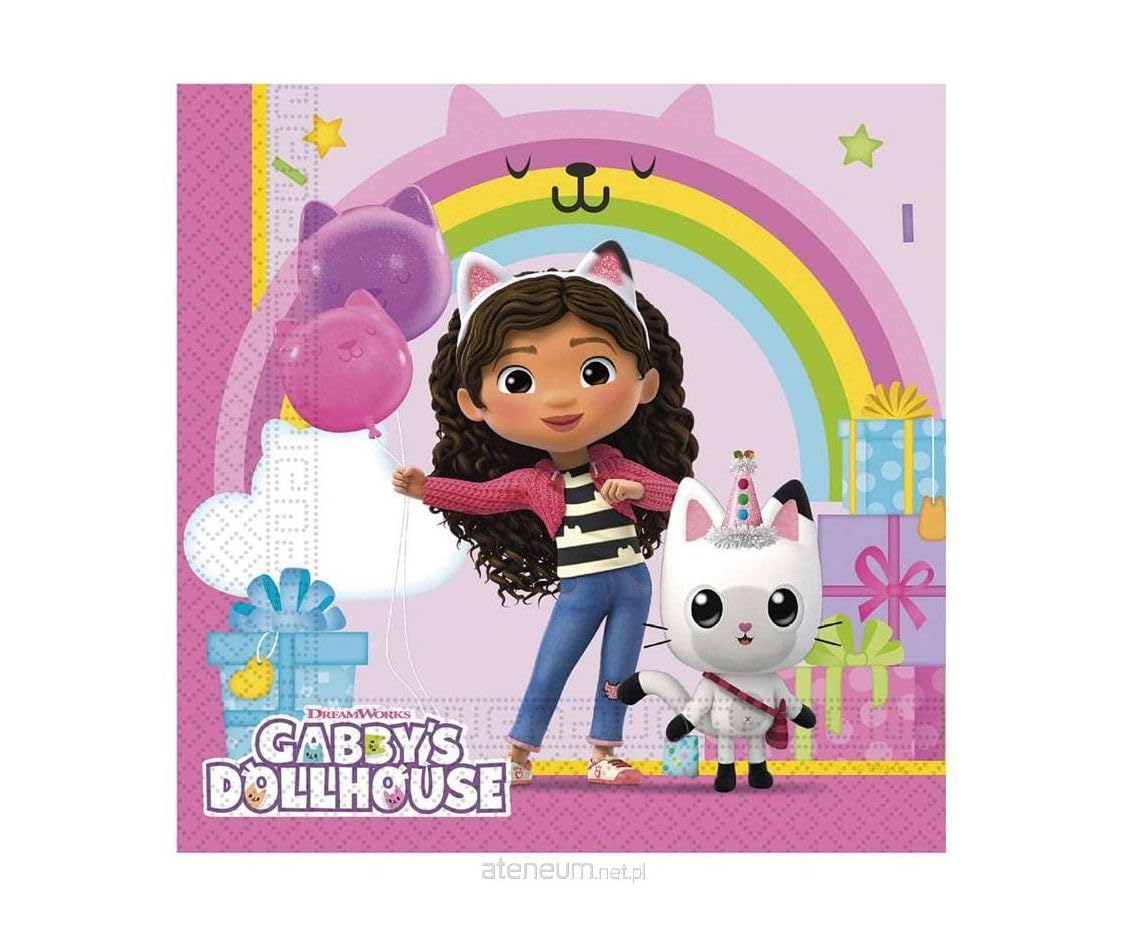 Procos 20 Servietten Gabby's Dollhouse