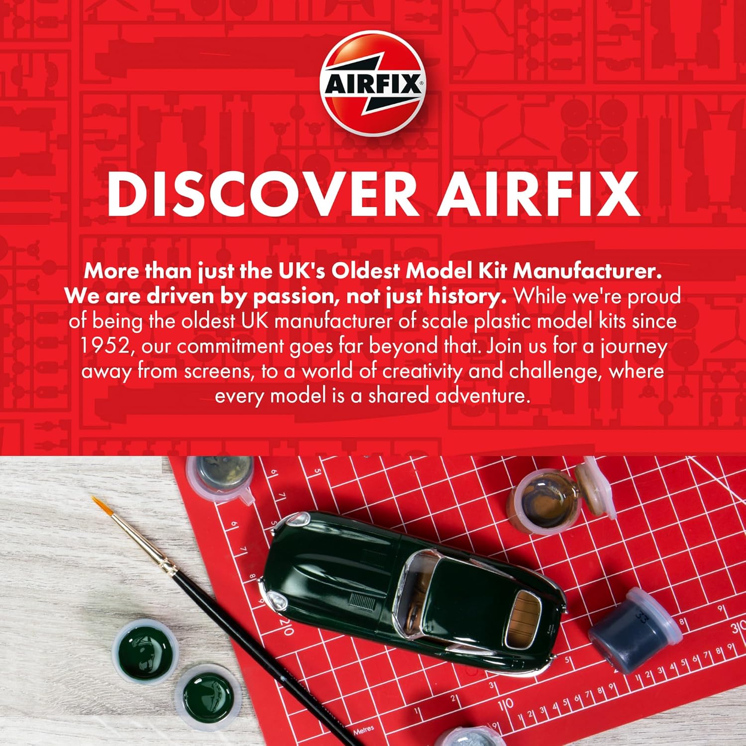 Airfix A06108 de Havilland Vampire FB.5/FB.9. 1:48 Scale Plastic model making kit