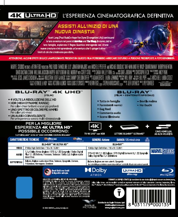 Ant-Man And The Wasp : Quantumania - 4K (Bd 4K + Bd Hd)