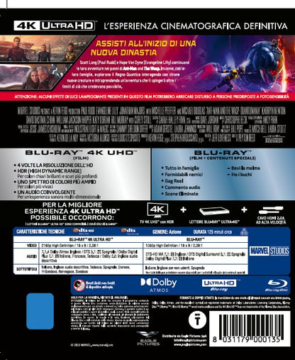 Ant-Man And The Wasp : Quantumania - 4K (Bd 4K + Bd Hd)
