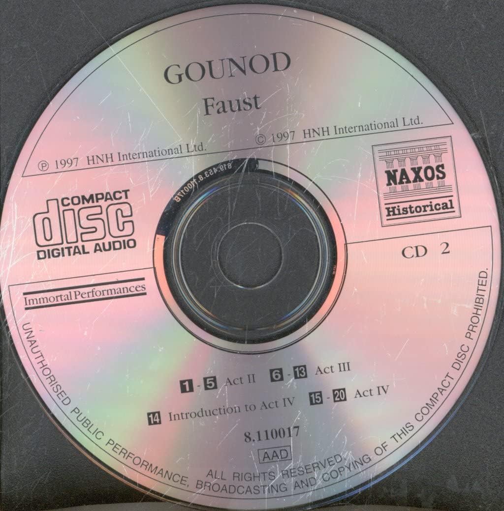 Gounod: Faust (Gesamtaufnahme) (Aufnahme 06.04.1940